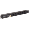 ITK PH21-6D3 PDU 6 роз. нем. ст. с автом.10А 1U, вх.С14