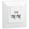 ITK CS2-1C06F-2-1 Внутренняя инф. розетка RJ45 кат. 6 FTP 2 порта