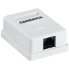 ITK CS2-1C5EU-12-G Розетка инф. настенная RJ45 кат. 5Е UTP