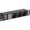 ITK PH12-3D3-P PDU 3 розетки нем. ст. LED 1U вх. С14 10"