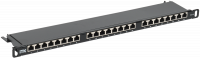ITK PP24-D05UC06S-D05H 0,5U патч-панель к. 6 STP 24 пт. экран. Dual IDC