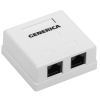 ITK CS2-1C5EU-22-G Розетка инф. настенная RJ45 кат. 5Е UTP