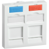 ITK CS6-22M Вставка 45х45мм для 2 мод. Keystone Jack