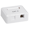 ITK CS2-1C5EF-22 Настенная инф. розетка RJ45 кат. 5E FTP 2-порт