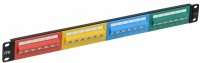 ITK PP24-1UC5EU-D05D 1U патч-панель кат. 5е UTP 24 угл. пт. 45 град. Dual IDC