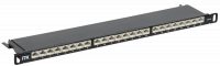 ITK PP24-D05UC6AS-D05H 0,5U патч-панель к. 6А STP 24 пт. экран. Dual IDC