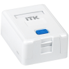 ITK CS2-012 Корпус настенной розетки для 1 мод. Keystone Jack