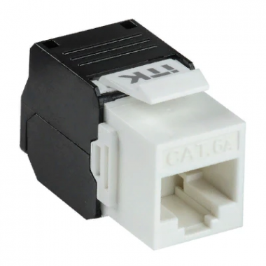 Фотография товара 'ITK CS1-1C6AU-T2 Модуль Keystone Jack кат. 6A UTP без инстр. 180 град.'