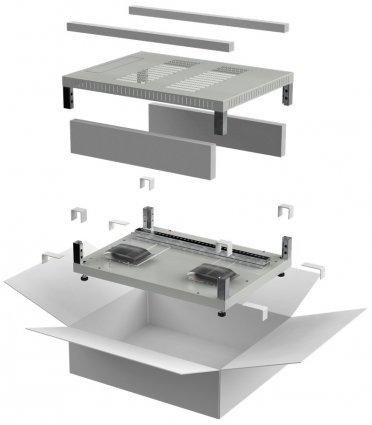 Фотография товара 'ITK LE35-XXX68-X LINEA E Компл. осн. и крыша 600х800мм шкафа 18-47U'