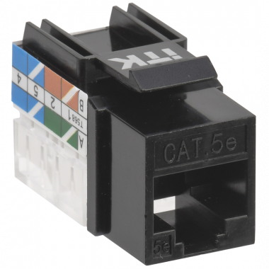 Фотография товара 'ITK CS1-1C5EU-11-09 Модуль Keystone Jack кат.5E UTP 110 IDC 90град'
