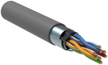Фотография товара 'ITK LC1-C5E04-311 Витая пара F/UTP кат.5E 4x2х24AWG PVC'