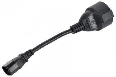 Фотография товара 'ITK PC-C14D-10CM Адаптер PDU 3х1,5 10см с разъёмами C14-Schuko'