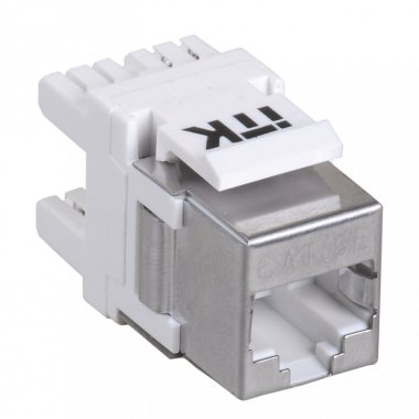 Фотография товара 'ITK CS1-1C06U-12 Модуль Keystone Jack кат. 6 UTP 110 IDC 180 град.'