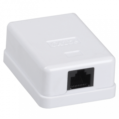 Фотография товара 'ITK CS2-1C5EF-12 Настенная инф. розетка RJ45 кат. 5E FTP 1-порт'