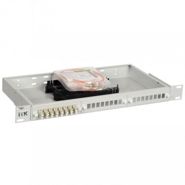 Фотография товара 'ITK FOBX24-1U-8LCUD50 1U кросс укомплектованный: LC (duplex)'