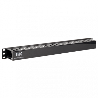 Фотография товара 'ITK CO05-1PC 19" пластиковый каб. органайзер с крышкой, 1U'