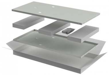 Фотография товара 'ITK LN35-42UX8-X LINEA N Компл. стенок боковых 800мм шкафа 42U'