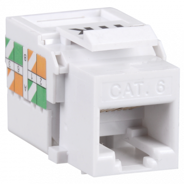 Фотография товара 'ITK CS1-1C6AU-11 Модуль Keystone Jack кат. 6A UTP 110 IDC 90 град.'