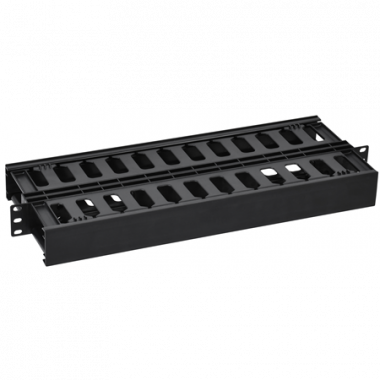 Фотография товара 'ITK ZP-CO05-1U-12-12-P-C by ZPAS Органайзер пласт. с крышкой 19" 1U 12+12'