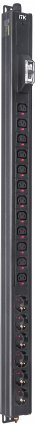 Фотография товара 'ITK BS-PV12-06D-12C13-11 BASE PDU PV1111 23U 1ф 16А 6SCHUKO 12C13 2,6м'