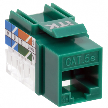 Фотография товара 'ITK CS1-1C5EU-11-02 Модуль Keystone Jack кат.5E UTP 110 IDC 90град'