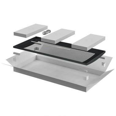Фотография товара 'ITK LN05-38U8X-DP Дверь перфорированная для шкафа LINEA N 38U 800мм'