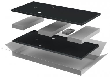 Фотография товара 'ITK LE05-18UX6-X LINEA E Компл. стенок боковых 600мм шкафа 18U'
