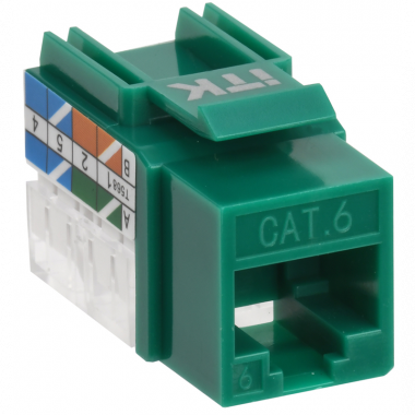 Фотография товара 'ITK CS1-1C06U-11-02 Модуль Keystone Jack кат.6 UTP 110 IDC 90град'