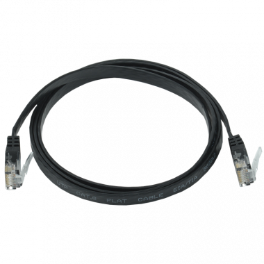 Фотография товара 'ITK PC09-C06U-5M-FL Коммутационный шнур плоский кат.6 UTP 5м чёрный'
