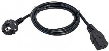 Фотография товара 'ITK PC-C19D-2M Кабель электропитания PDU 3х1,5 2М C19-Schuko'