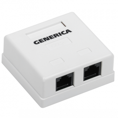 Фотография товара 'ITK CS2-1C5EU-22-G Розетка инф. настенная RJ45 кат. 5Е UTP'