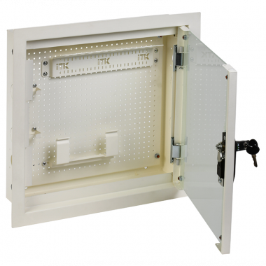 Фотография товара 'ITK LR16-4H41-G-FR2 LINEA R Шкаф мульт. 2 ком. 400х400мм'