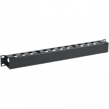 Фотография товара 'ITK CO05-1MCM Кабельный органайзер с крышкой 19" 1U'