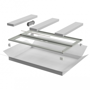 Фотография товара 'ITK LN35-42U8X-D2P Дверь перфор. двустворч. для шкафа LINEA N 42U 800мм'