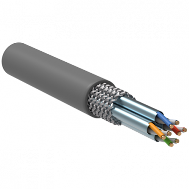 Фотография товара 'ITK LC1-C6A04-611 Витая пара S/FTP кат.6A 4х2х23AWG PVC'