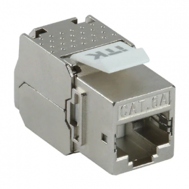 Фотография товара 'ITK CS1-1C6AS-T2 Модуль Keystone Jack кат. 6А STP без инстр. 180 град.'