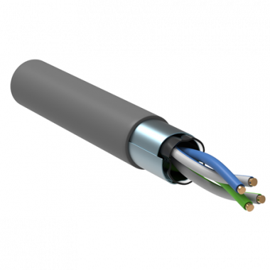 Фотография товара 'ITK LC1-C5E02-321 Витая пара F/UTP кат.5E 2х2х24AWG LSZH'