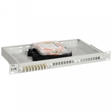 Фотография товара 'ITK FOBX24-1U-24LCUD50 1U кросс укомплектованный: LC (duplex)'