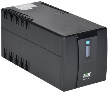 Фотография товара 'ITK EET-1000VA-1-002-S ELECTRA ET ИБП 1кВА/0,6кВт с АКБ 2х7AH USB'