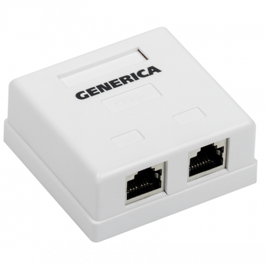 Фотография товара 'ITK CS2-1C5EF-22-G Розетка инф. настенная RJ45 кат. 5Е FTP'