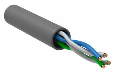 Фотография товара 'ITK LC1-C5E02-121-S-R Витая пара U/UTP 5E 2х2х24AWG LSZH'