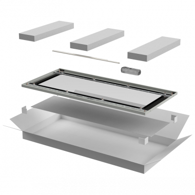 Фотография товара 'ITK LN35-38U8X-DR Дверь стеклянная для шкафа LINEA N 38U 800мм'