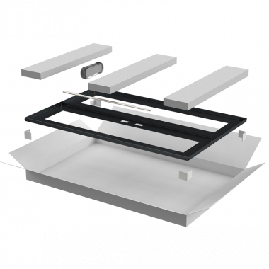 Фотография товара 'ITK LN05-47U8X-D2P Дверь перфор. двустворч. для шкафа LINEA N 47U 800мм'