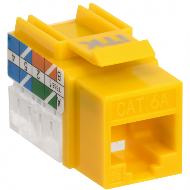 Фотография товара 'ITK CS1-1C6AU-11-05 Модуль Keystone Jack кат.6A UTP 110 IDC 90град'