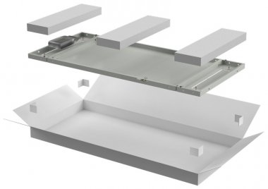 Фотография товара 'ITK LN35-42U6X-ZM LINEA N Панель задняя 600мм шкафа 42U'