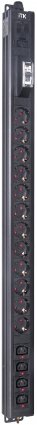 Фотография товара 'ITK BS-PV12-12D-04C13-11 BASE PDU PV1111 22U 1ф 16А 12SCHUKO 4C13 2,6м'