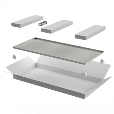 Фотография товара 'ITK LN35-18U8X-DM Дверь металлическая для шкафа LINEA N 18U 800мм'