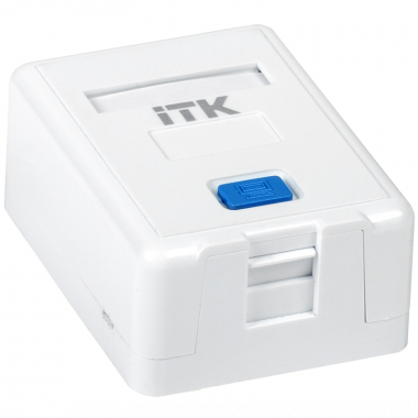 Фотография товара 'ITK CS2-012 Корпус настенной розетки для 1 мод. Keystone Jack'