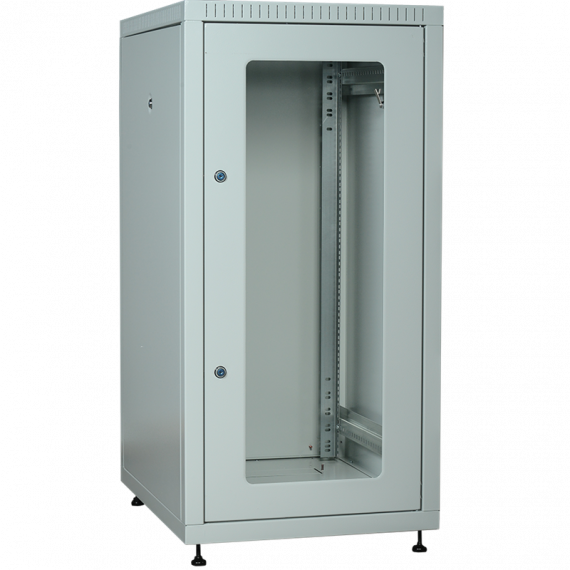 Фотография товара 'ITK LE35-18U66-GM Шкаф LINEA E 18U 600х600мм двери'