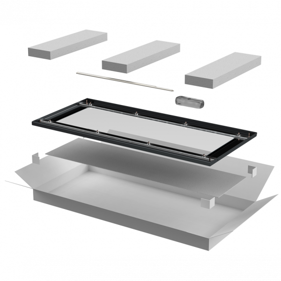 Фотография товара 'ITK LN05-47U8X-DR Дверь стеклянная для шкафа LINEA N 47U 800мм'